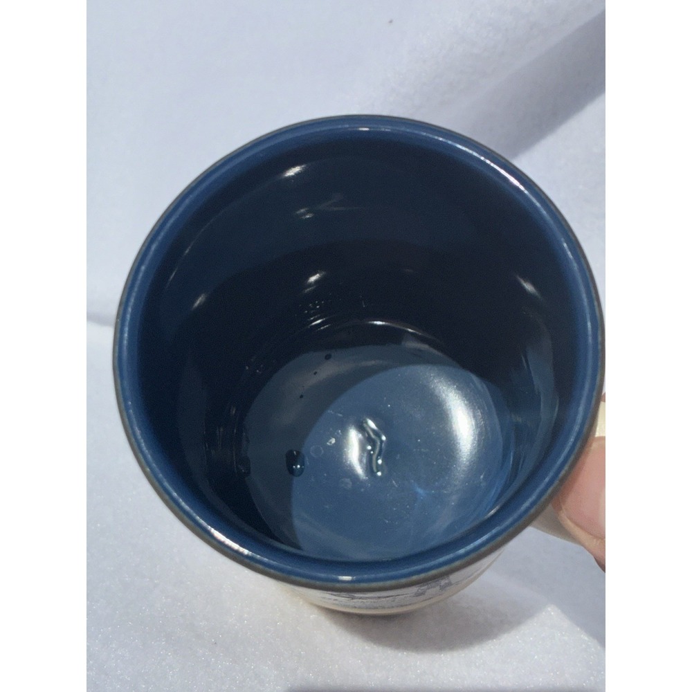 Vintage Virginia The Old Dominion Otagiri Souvenir Coffee Mug Blue Interior - Picture 5 of 5